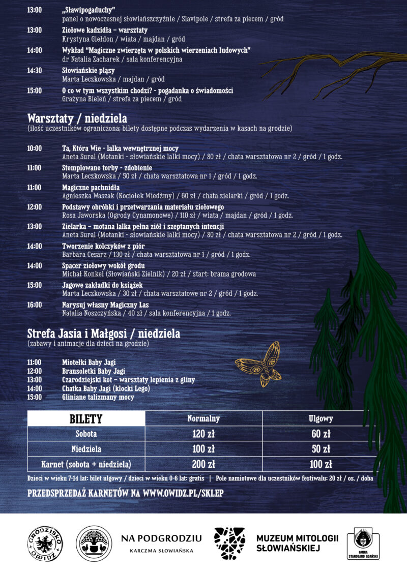 bilet wstępu na v festiwal baby jagi w grodzisku owidz