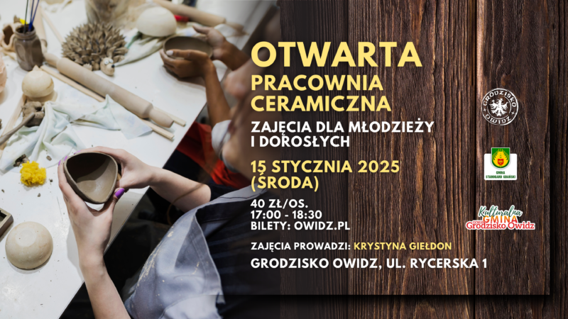 warsztaty: otwarta pracownia ceramiczna